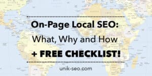 Local SEO Checklist