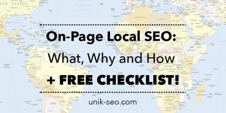 Local SEO Checklist